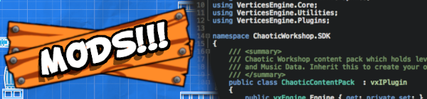 New Mod SDK, New Items, and New Steam Winter Sale!